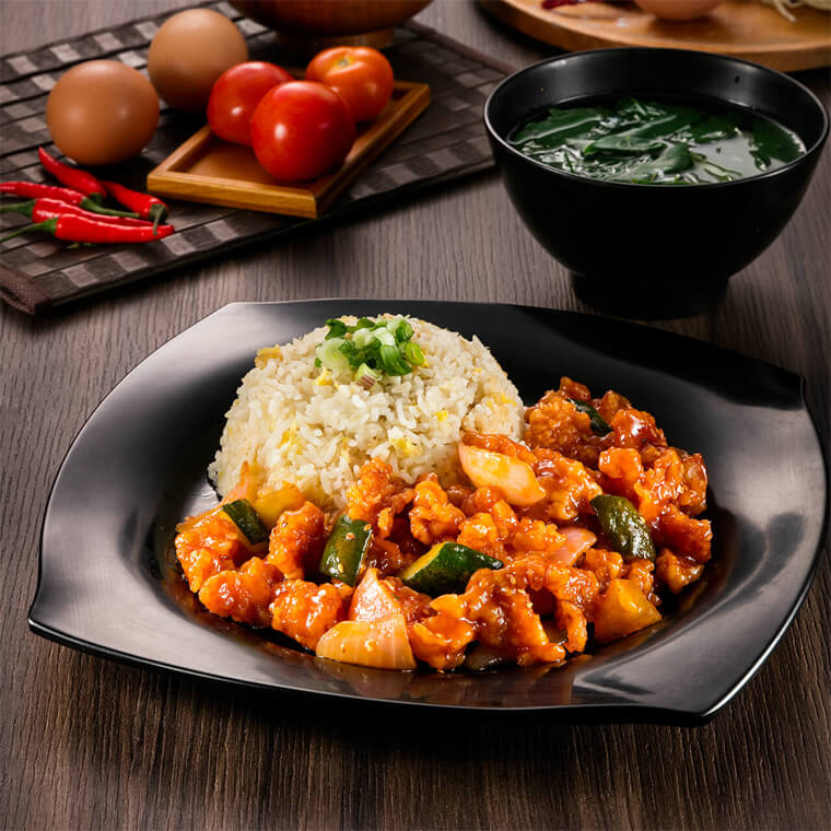 (R1) SWEET AND SOUR PORK RICE