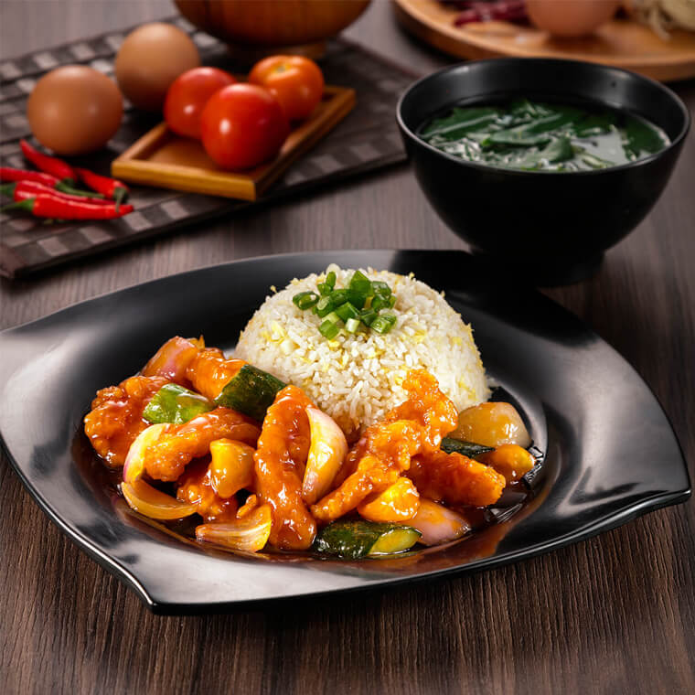 (R2) SWEET AND SOUR FISH RICE